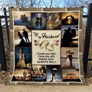Family To My Husband Quilt Blanket  Quilt